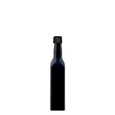 Bild Eckige Flasche Violettglas 250ml