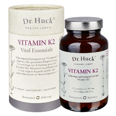 Bild Vitamin K2 Dr. Huck Kapselneln Vegan (noWaste)